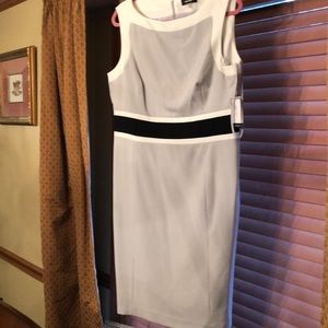 NWT Nine West grey & black size 14 dress